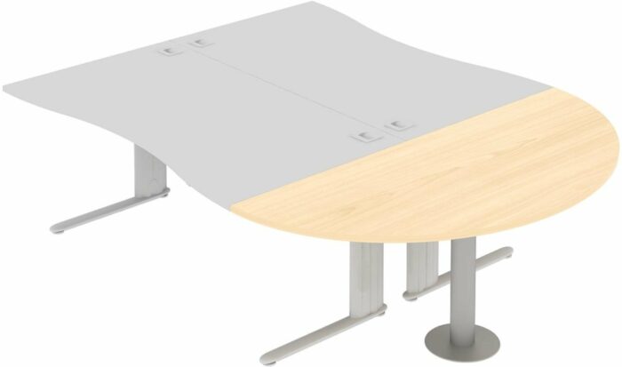 Elite Optima Plus Meeting Extension - Semi Circular - 1800mm Wide-0