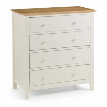 Julian Bowen Salerno 2-Tone 4 Drawer Chest-0