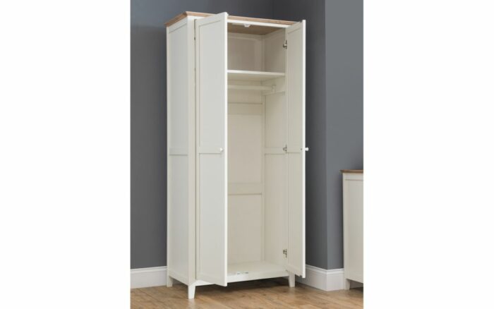 Julian Bowen Salerno 2-Tone 2 Door Wardrobe-5738