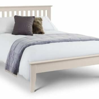 Julian Bowen Salerno wooden Shaker Bed - Ivory-0