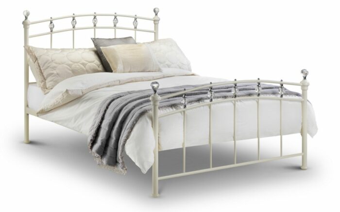 Julian Bowen Sophie Metal Crystal Bed-0