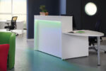 Dams Welcome Compact Smart Reception Desks Optional LED-6283