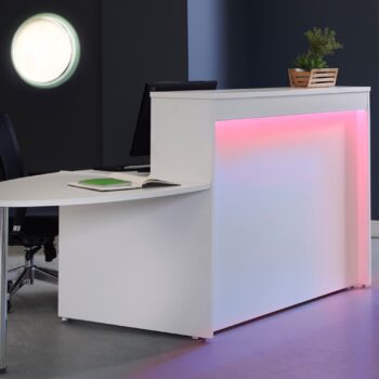 Dams Welcome Compact Smart Reception Desks Optional LED-0