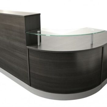 OI Complete Reception Counter Black Walnut Light Oak Beech or Anthracite -0