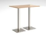 DAMS Brescia rectangular poseur table with flat square base 1200mm x 800mm-35551