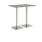 DAMS Brescia rectangular poseur table with flat square base 1200mm x 800mm-35550