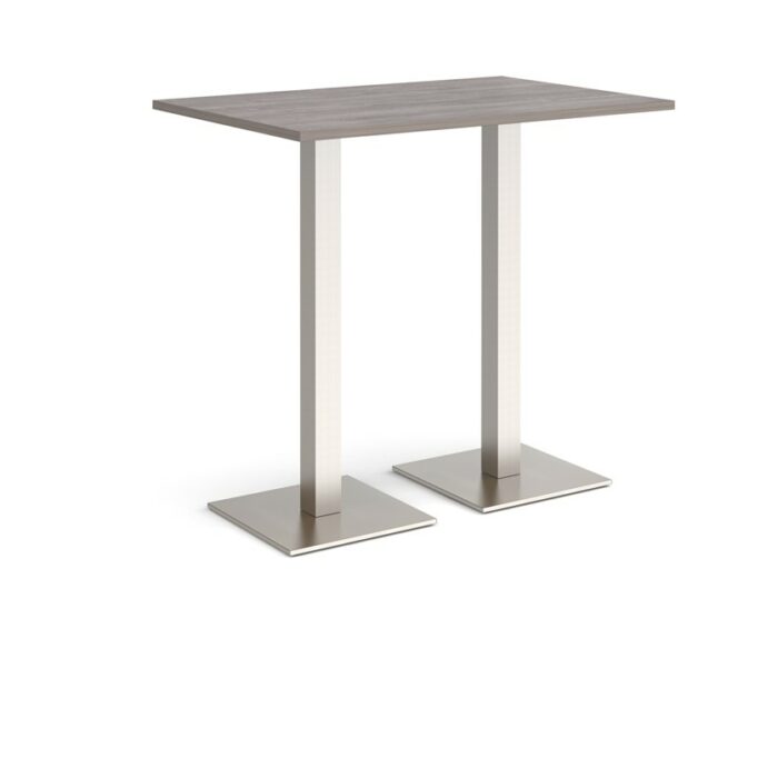 DAMS Brescia rectangular poseur table with flat square base 1200mm x 800mm-35550