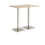DAMS Brescia rectangular poseur table with flat square base 1200mm x 800mm-35548