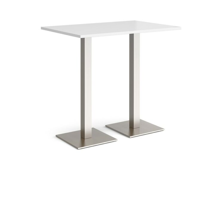 DAMS Brescia rectangular poseur table with flat square base 1200mm x 800mm-35546