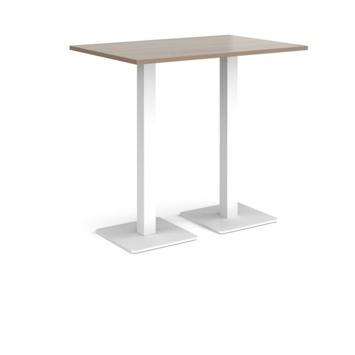 DAMS Brescia rectangular poseur table with flat square base 1200mm x 800mm-35556