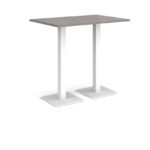DAMS Brescia rectangular poseur table with flat square base 1200mm x 800mm-35554