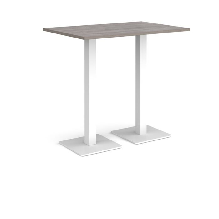 DAMS Brescia rectangular poseur table with flat square base 1200mm x 800mm-35554