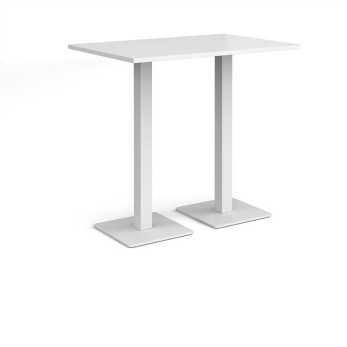 DAMS Brescia rectangular poseur table with flat square base 1200mm x 800mm-35552