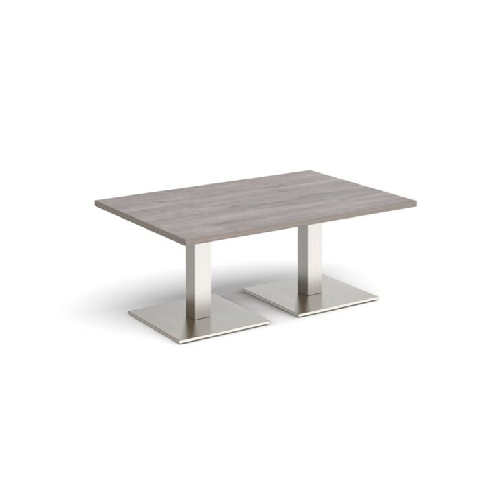 DAMS Brescia rectangular coffee table with flat square base 1200mm x 800mm-35252