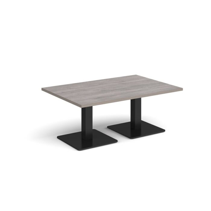 DAMS Brescia rectangular coffee table with flat square base 1200mm x 800mm-35245