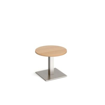DAMS Brescia circular coffee table with flat square bases-0