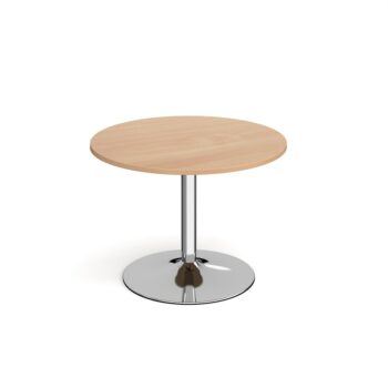 DAMS Genoa circular dining table with trumpet base-0