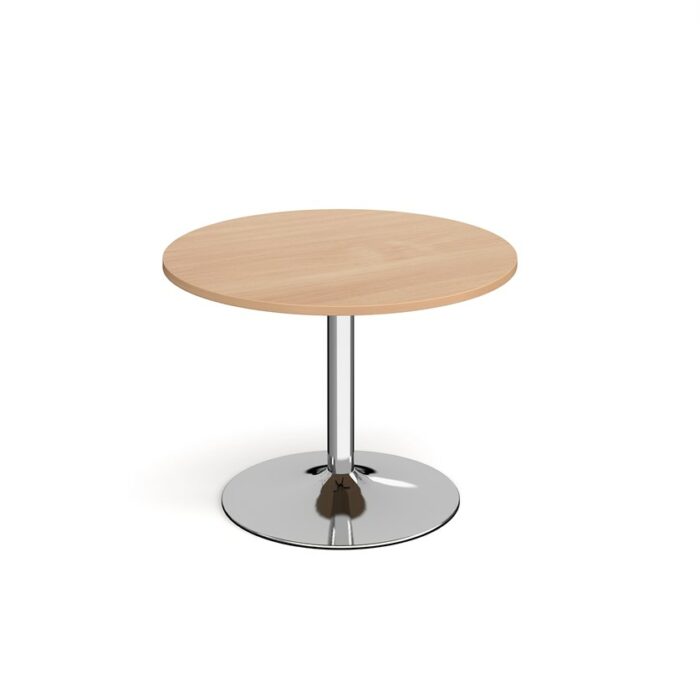 DAMS Genoa circular dining table with trumpet base-0