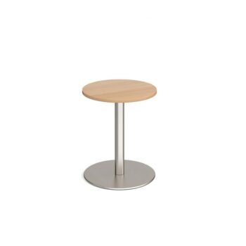 DAMS Monza circular dining table with flat round base -0