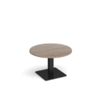 DAMS Brescia circular coffee table with flat square bases-24775