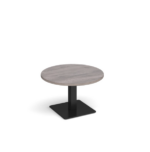 DAMS Brescia circular coffee table with flat square bases-24772