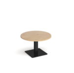 DAMS Brescia circular coffee table with flat square bases-24774