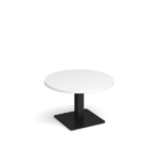 DAMS Brescia circular coffee table with flat square bases-24769