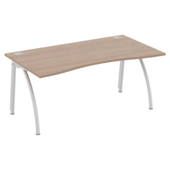 Callisto Double Wave Desk 1000mm Deep-0