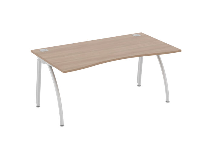 Callisto Double Wave Desk 1000mm Deep-0