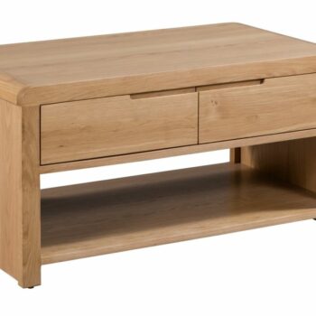Julian Bowen Curve Oak Coffee Table-0