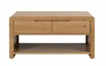 Julian Bowen Curve Oak Coffee Table-6508