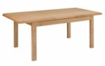 Julian Bowen Curve oak Extending Dining Table-0