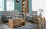 Julian Bowen Curve Oak Coffee Table-6509