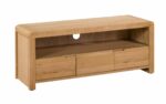 Julian Bowen Curve Oak TV Unit-0