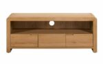 Julian Bowen Curve Oak TV Unit-6514