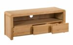 Julian Bowen Curve Oak TV Unit-6515