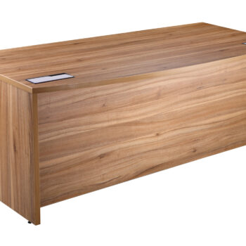 oi Alto Executive Bow Fronted Desk in crown cut oat or American Black Walnut-0