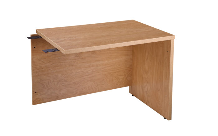 oi Alto Executive Rectangular Desk in crown cut oak or american Black walnut-6410