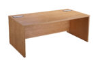 oi Alto Executive Rectangular Desk in crown cut oak or american Black walnut-0