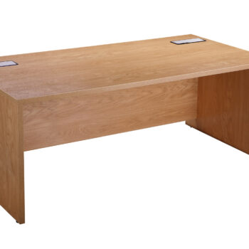 oi Alto Executive Rectangular Desk in crown cut oak or american Black walnut-0