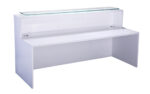 oi-White Gloss Reception Counter-6607