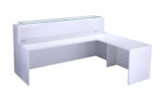 oi-White Gloss Reception Counter - with return-0