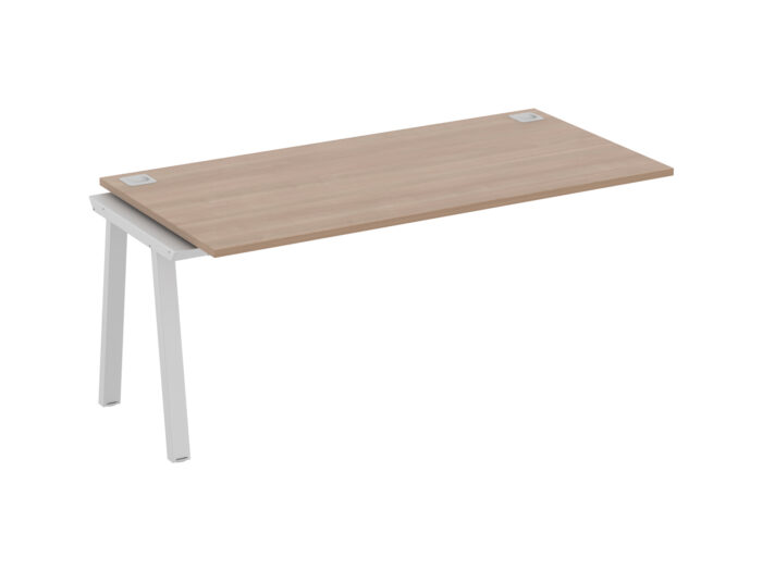 Elite Linnea Rectangular Desk With Shared Inset Leg 800mm Deep-0
