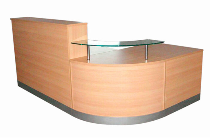 OI Complete Reception Counter Black Walnut Light Oak Beech or Anthracite -6615