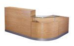 OI Complete Reception Counter Black Walnut Light Oak Beech or Anthracite -6617