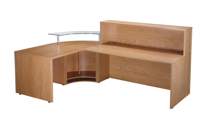 OI Complete Reception Counter Black Walnut Light Oak Beech or Anthracite -6616