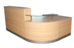 OI Complete Reception Counter Black Walnut Light Oak Beech or Anthracite -6618