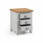 Julian bowen Richmond 3 Drawer Bedside-6423