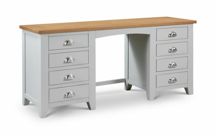 Julian bowen Richmond Twin Pedestal Dressing Table-0