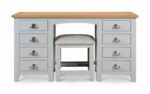 Julian bowen Richmond Twin Pedestal Dressing Table-6438